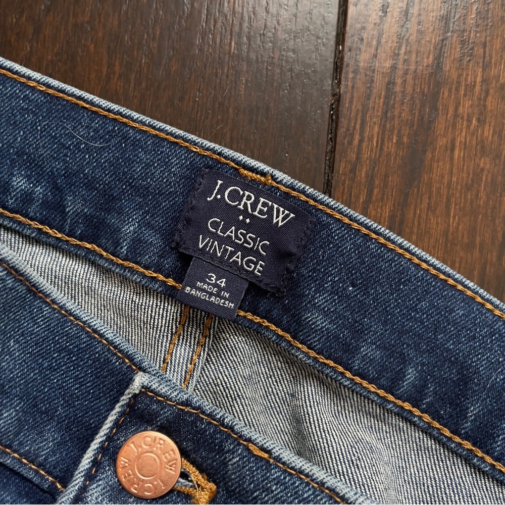 J. Crew Vintage Classic Denim Jeans Women’s 34 Regular JCrew J Crew - Picture 5 of 5